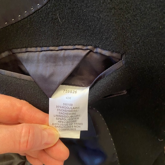 Beautiful Men’s Winter Coat in Wool Cashmere by Cardinal of Canada NEW - Picture 10 of 13